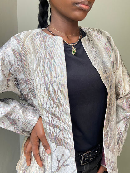 Silver Multi Colour Jacket
