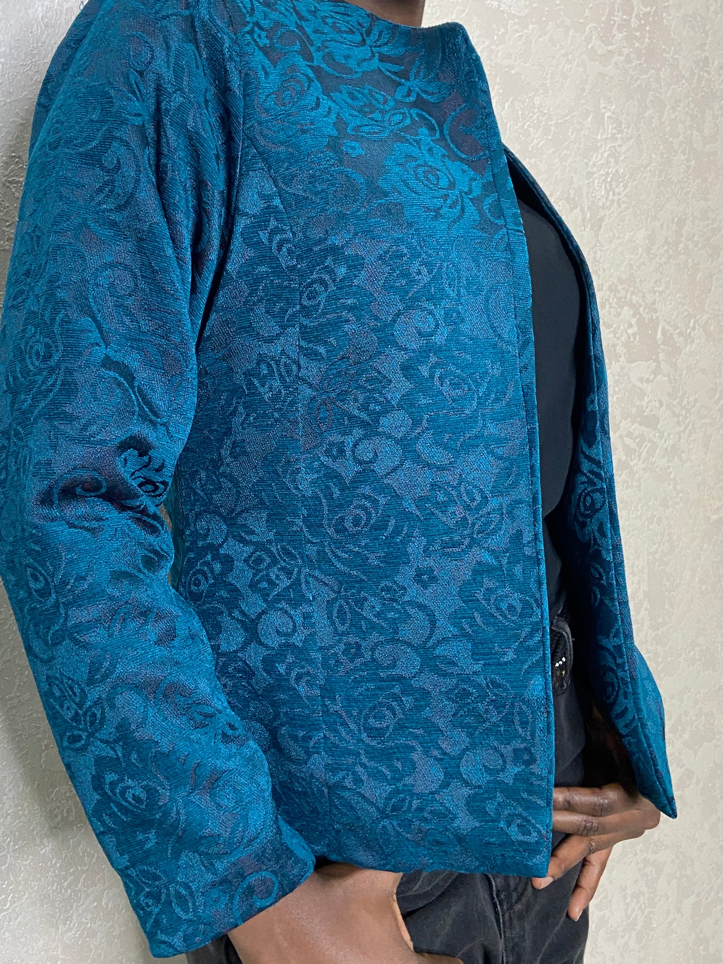 Patterned Blue Jacket