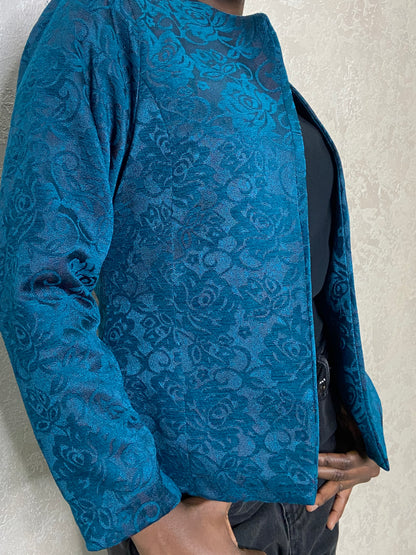 Patterned Blue Jacket